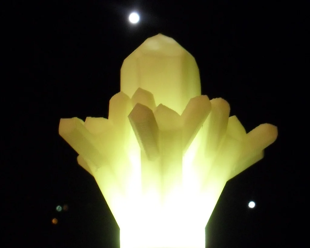 Quartz crystal clump