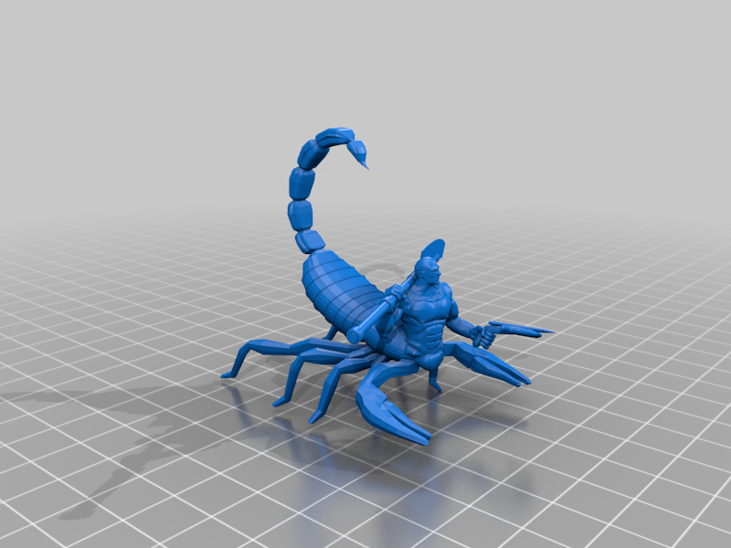 Scorpion Lord (Re-posed model)