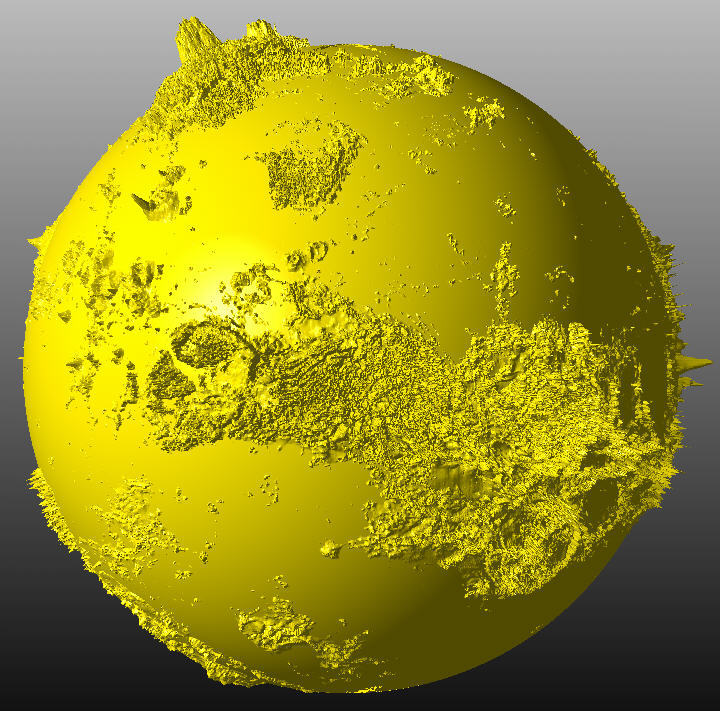 Venus Model in 2 Million Triangles