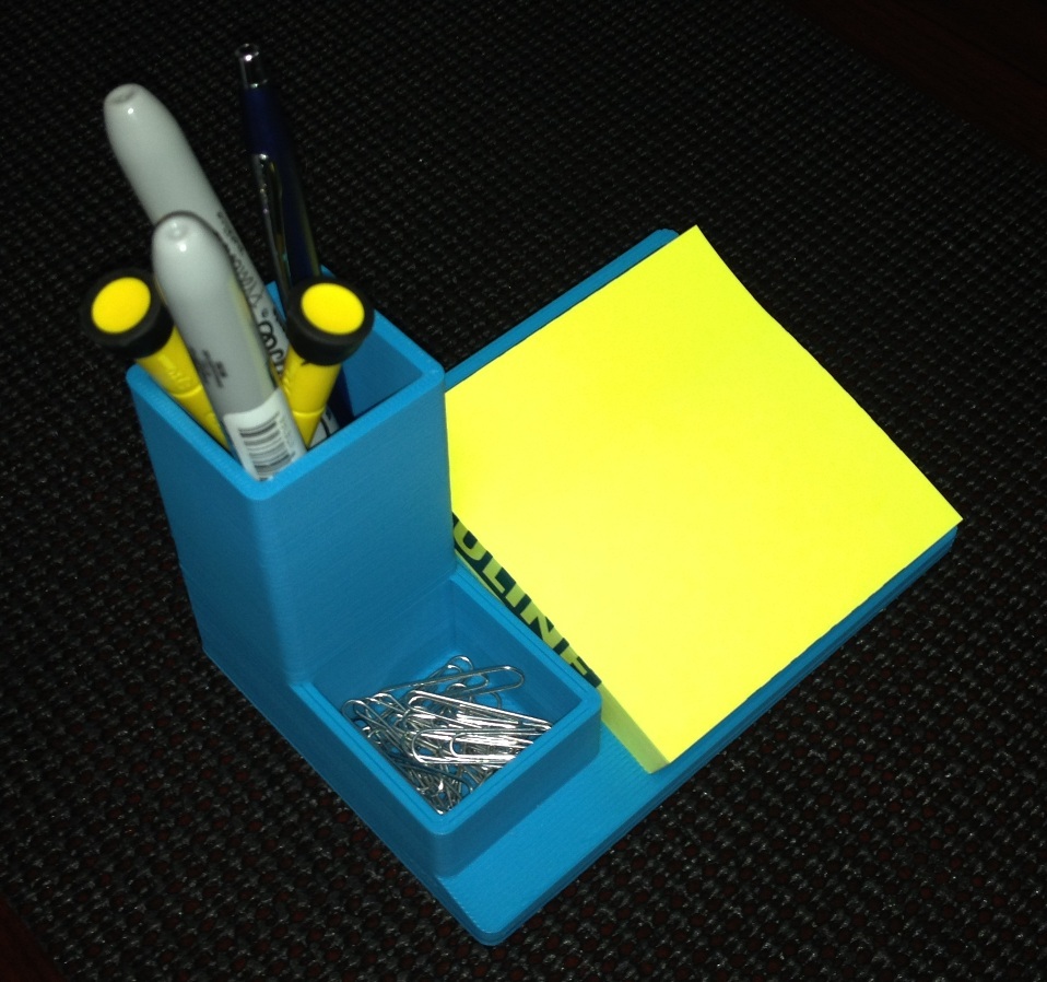 PostIt base and organizer