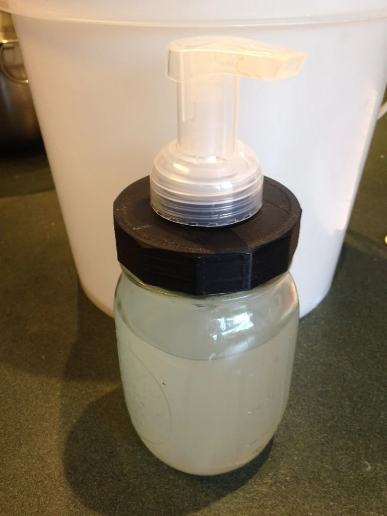 Canning Jar Foaming Soap Pump