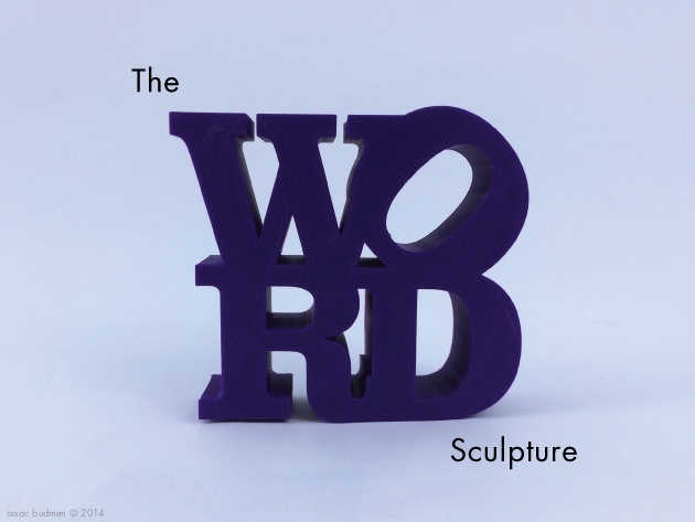 WORD Sculpture