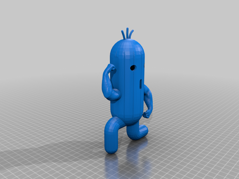 Cactuar, working out.
