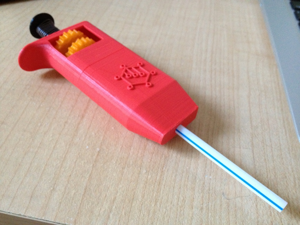 Adjustable Volume Straw Pipette