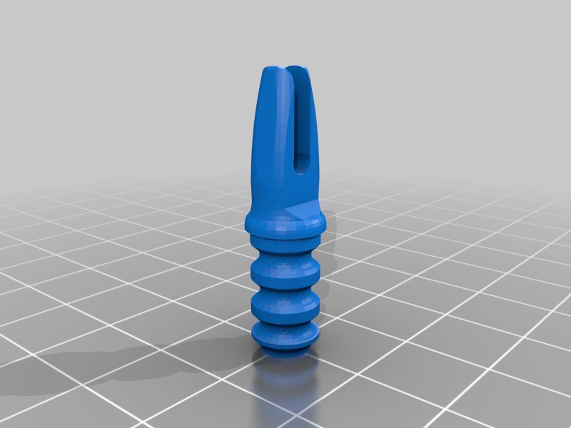 Nock for 7.7 mm insert arrow