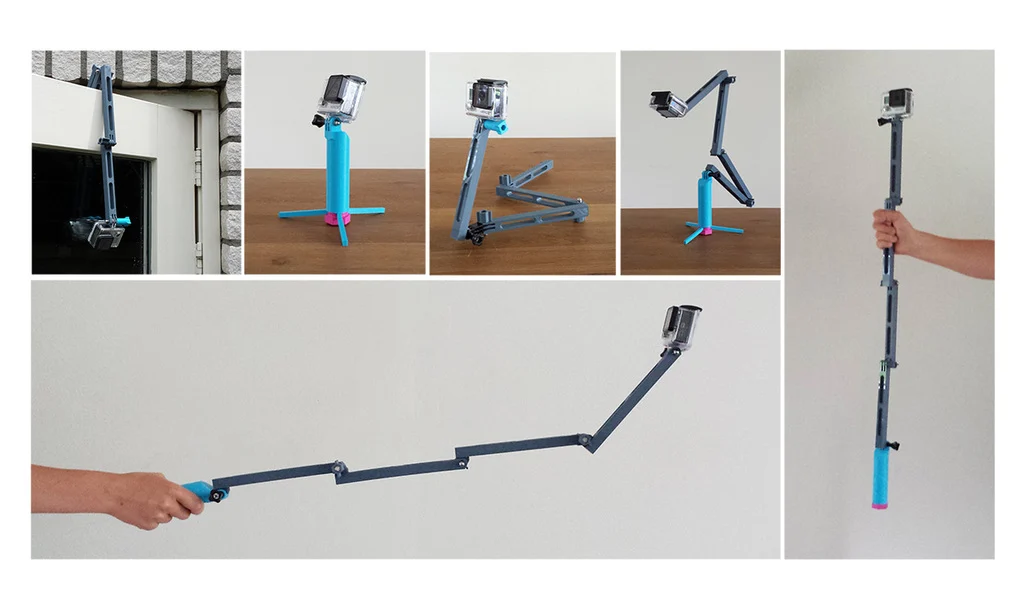 GoPro counter balance folding stick.