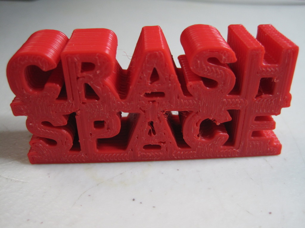 Crash Sapce Letters THICKER