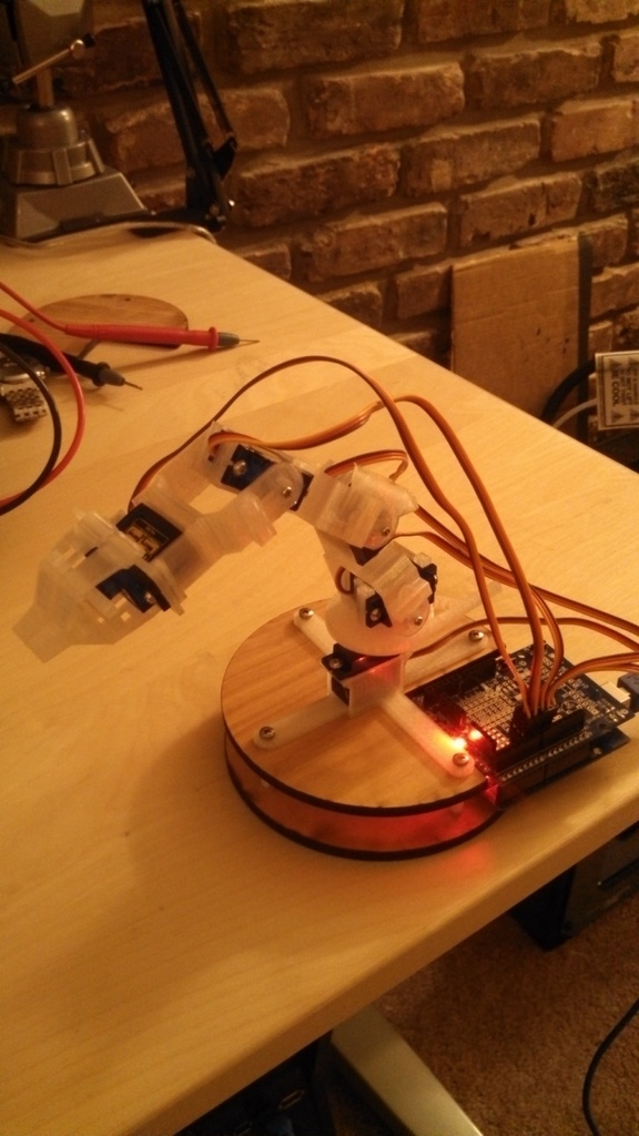 Kinect Controlled Arm Robot