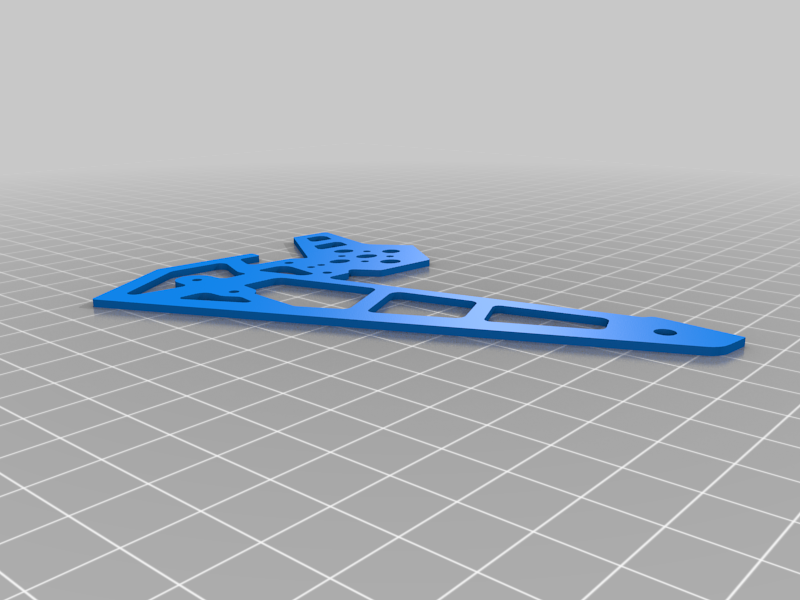 WL Toys V912 tail rotor protection fin. For brushless motor upgrade.