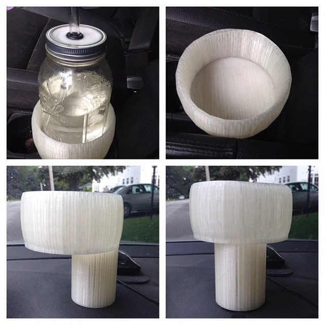 VW Jetta Quart Jar Holder