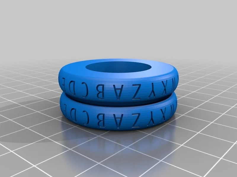 Caesar Cipher Decoder Ring Rounded