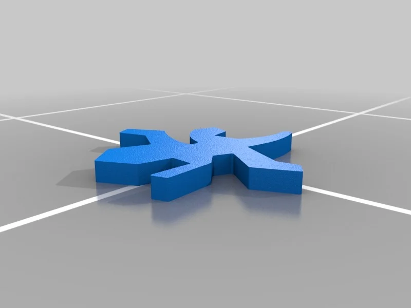 Gecko Lizard shape - Escher style puzzle piece