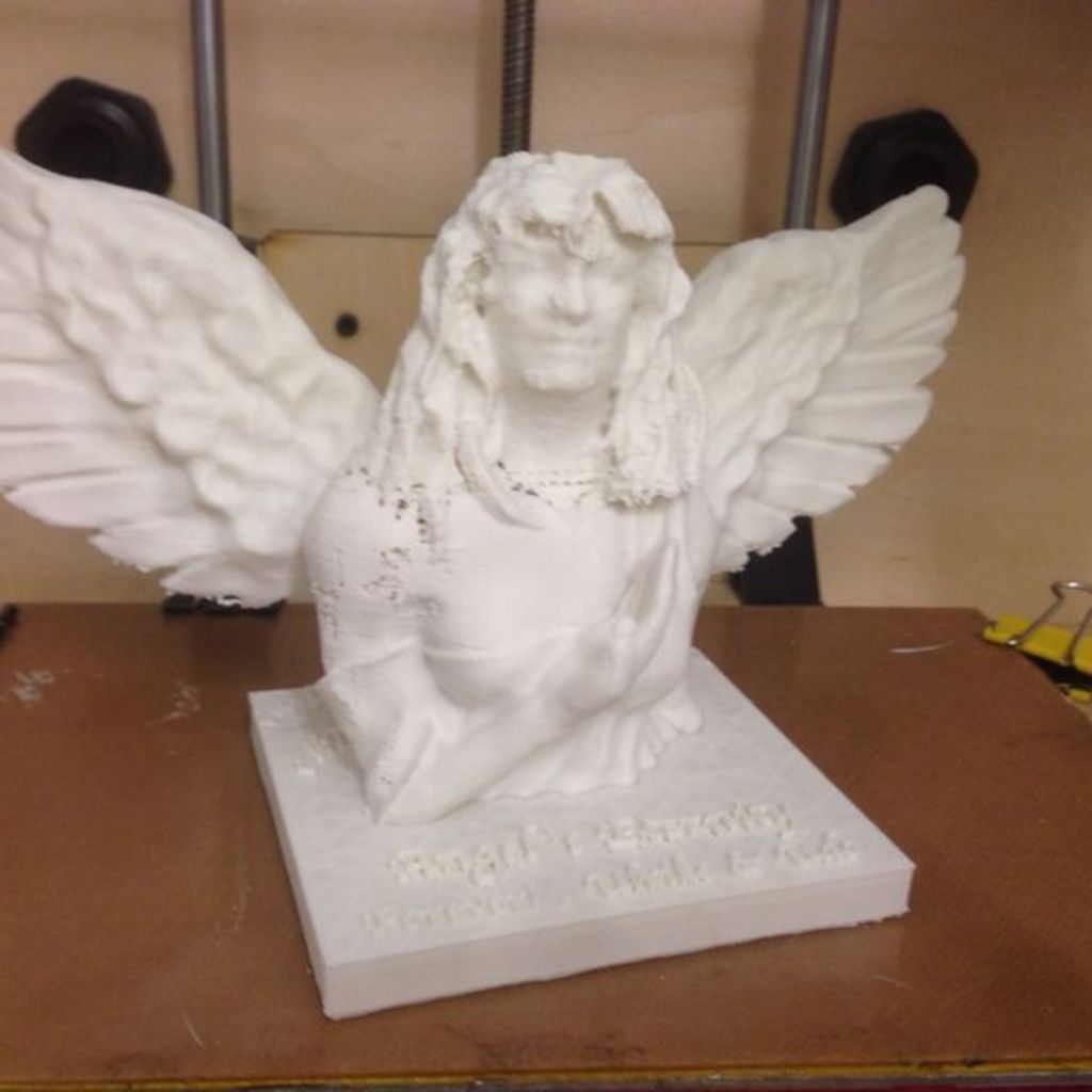 My wife as an Angel-Bust