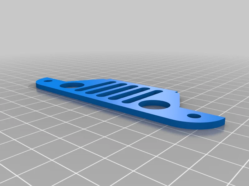 Jeepster grill key chain