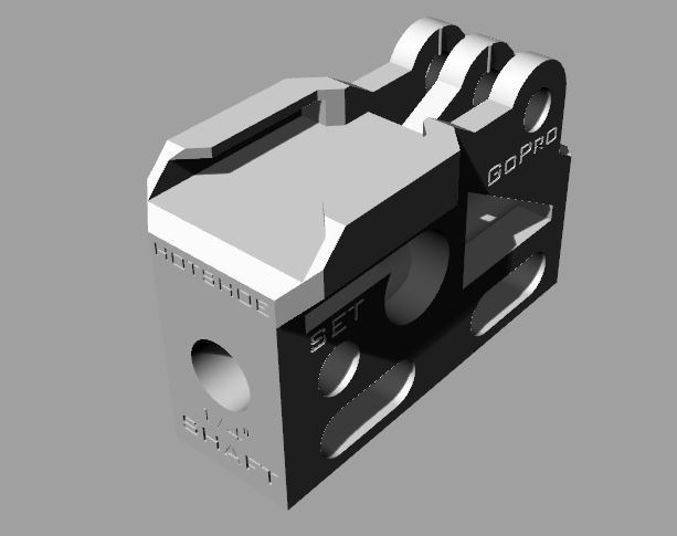 GoPro - Umbrella - Hotshoe - Tripod Mount