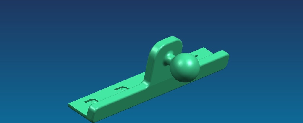 Swivel GPS Mount for a Car Stereo CD slot