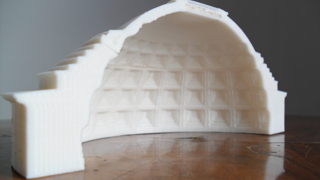 Pantheon (Rome): Cut section dome