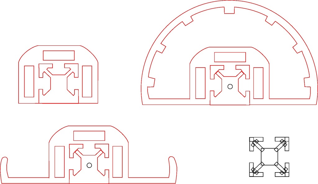 Clamps for LED strips on aluminum channel