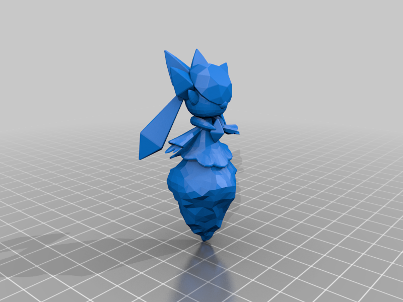 Diancie pokémon 3d model