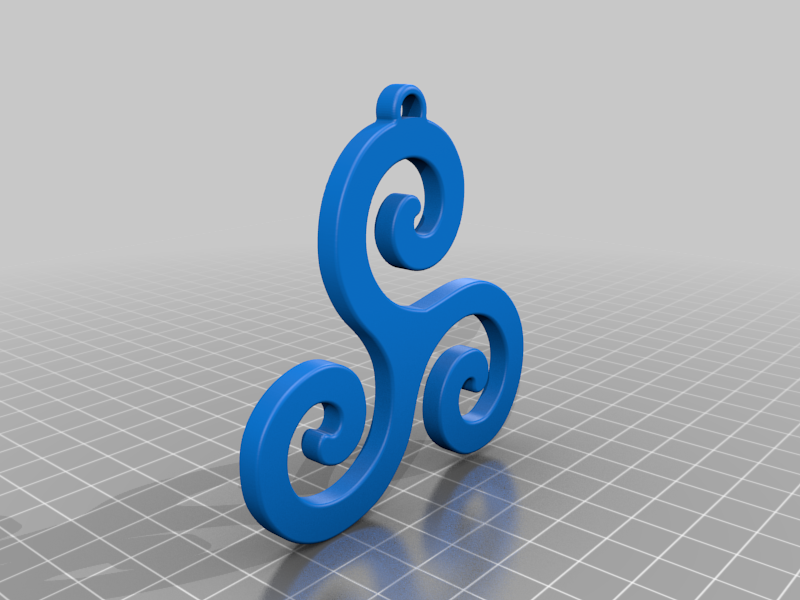 Triskele Keyring