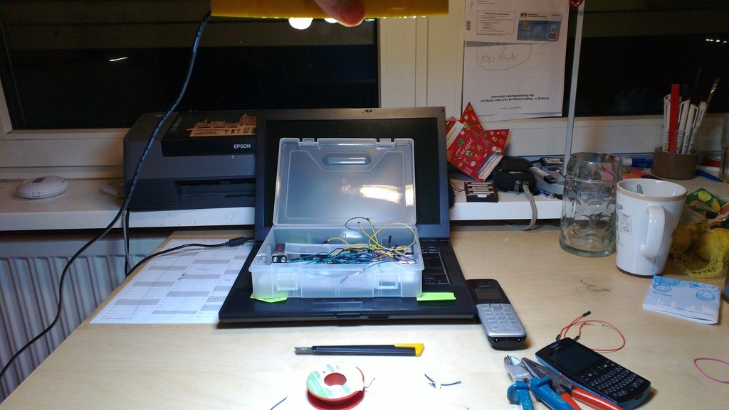 LED lamp case for 9 led units, 1440 lumen