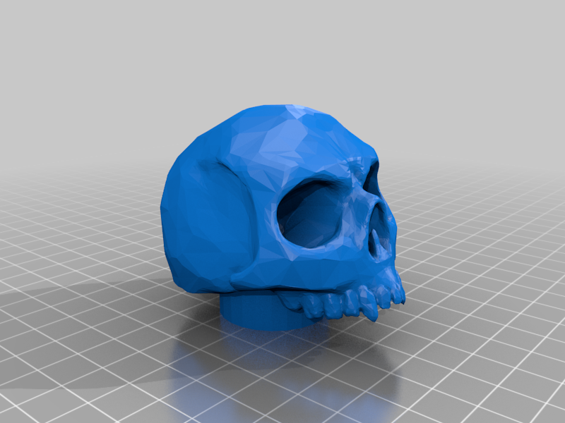 Skull shifter knob for Golf MKIII (M12 nut for fastening)