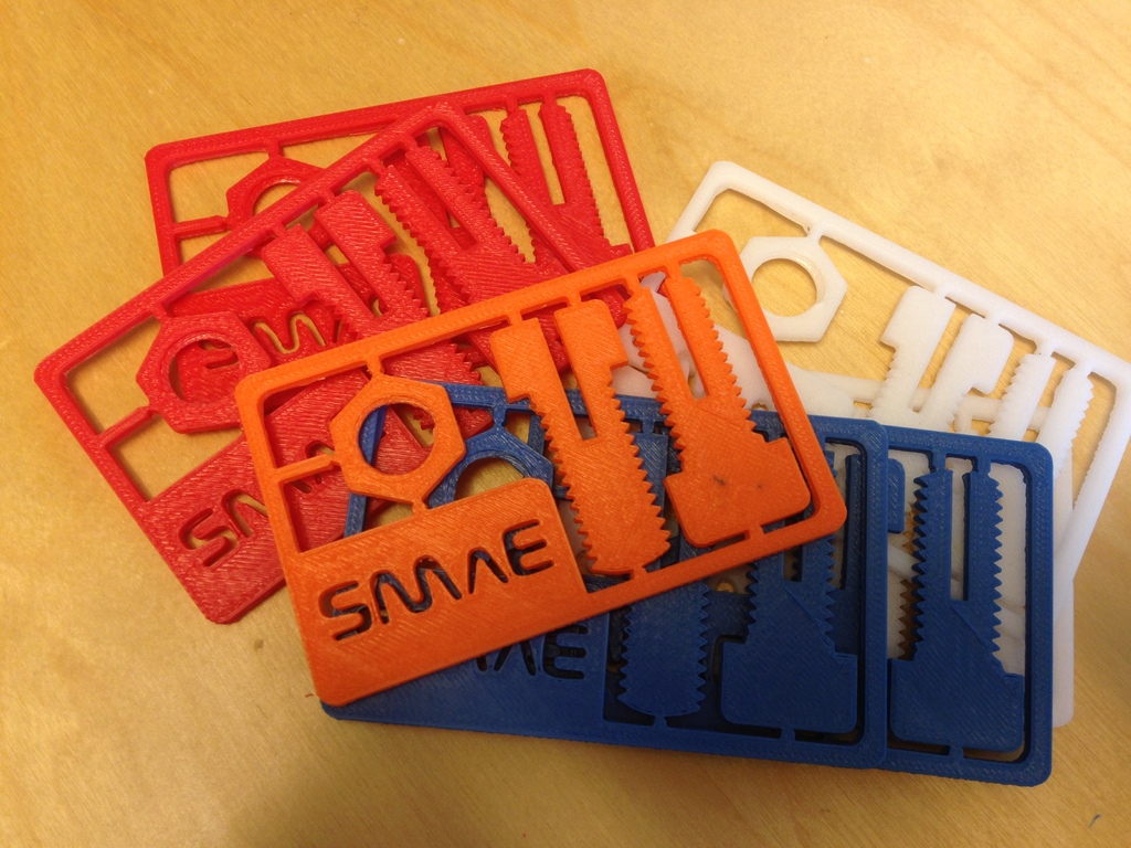 Snap-out business card
