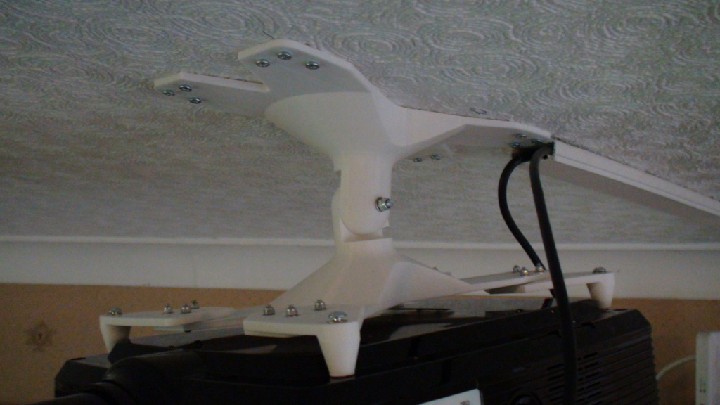 Video Projector Ceiling Mount With adjustable tilt.