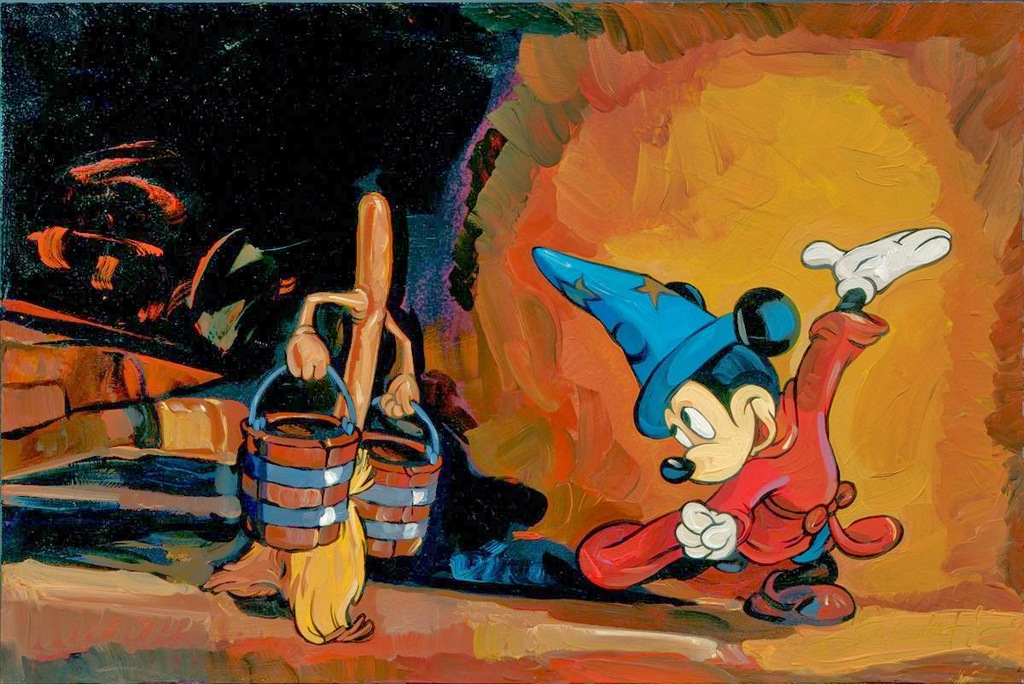 Sorcerer's Apprentice Magic Broomstick