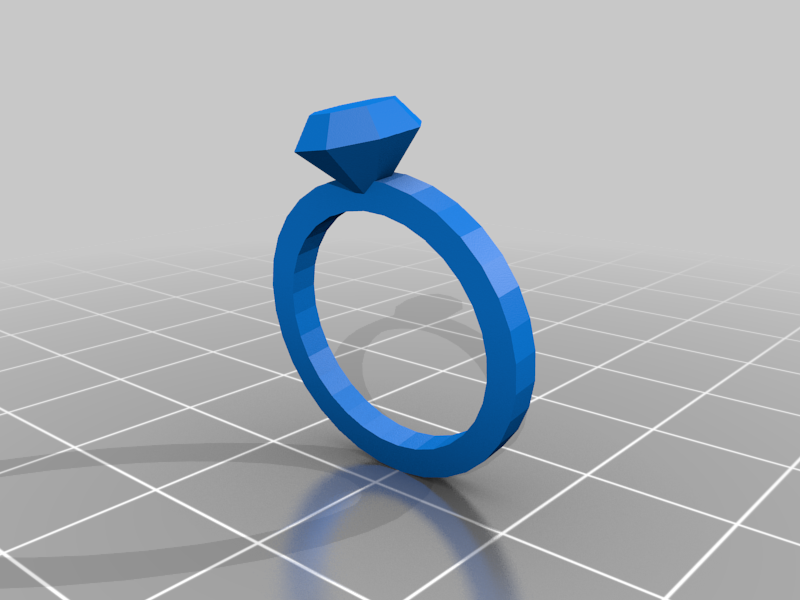Fake Diamond Ring