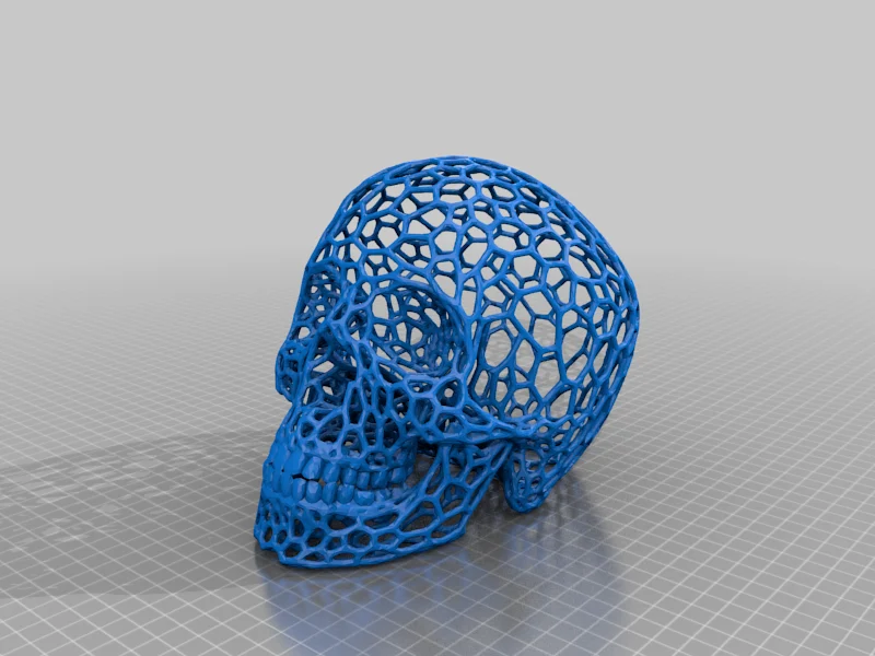 Skull - Voronoi effect