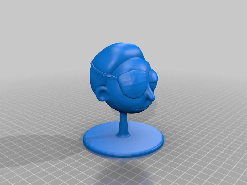 Evil Morty Bobble Head Display(remix)