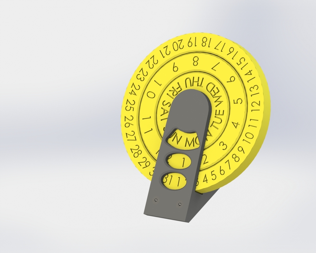 Perpetual Desktop Calendar