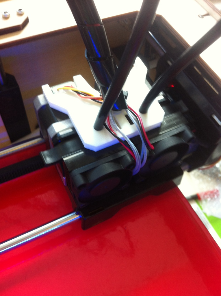 Duplicator 4 mk9 extruder roof plate