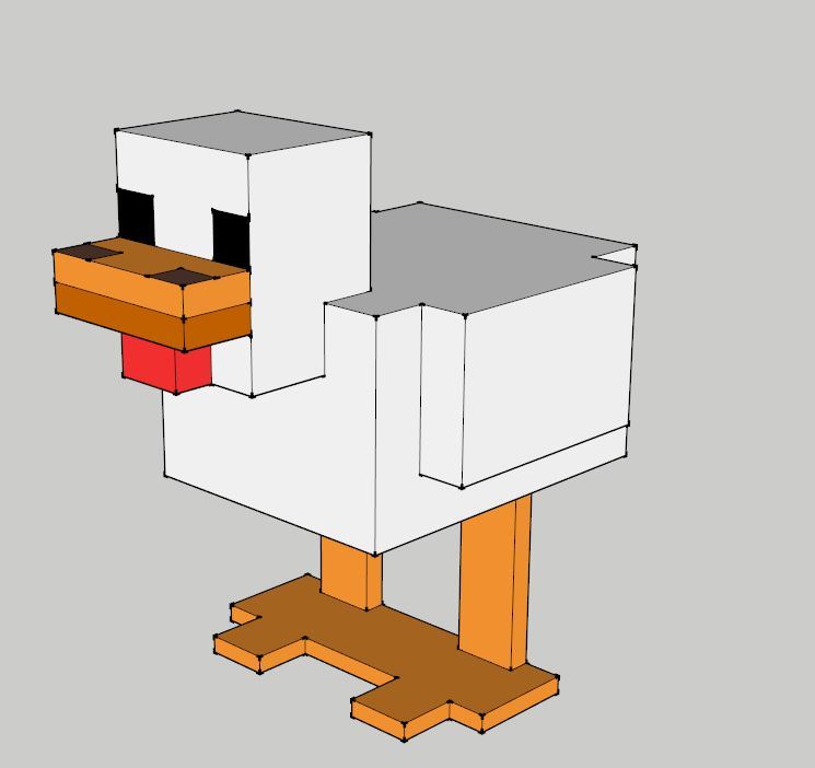Minecraft Chicken