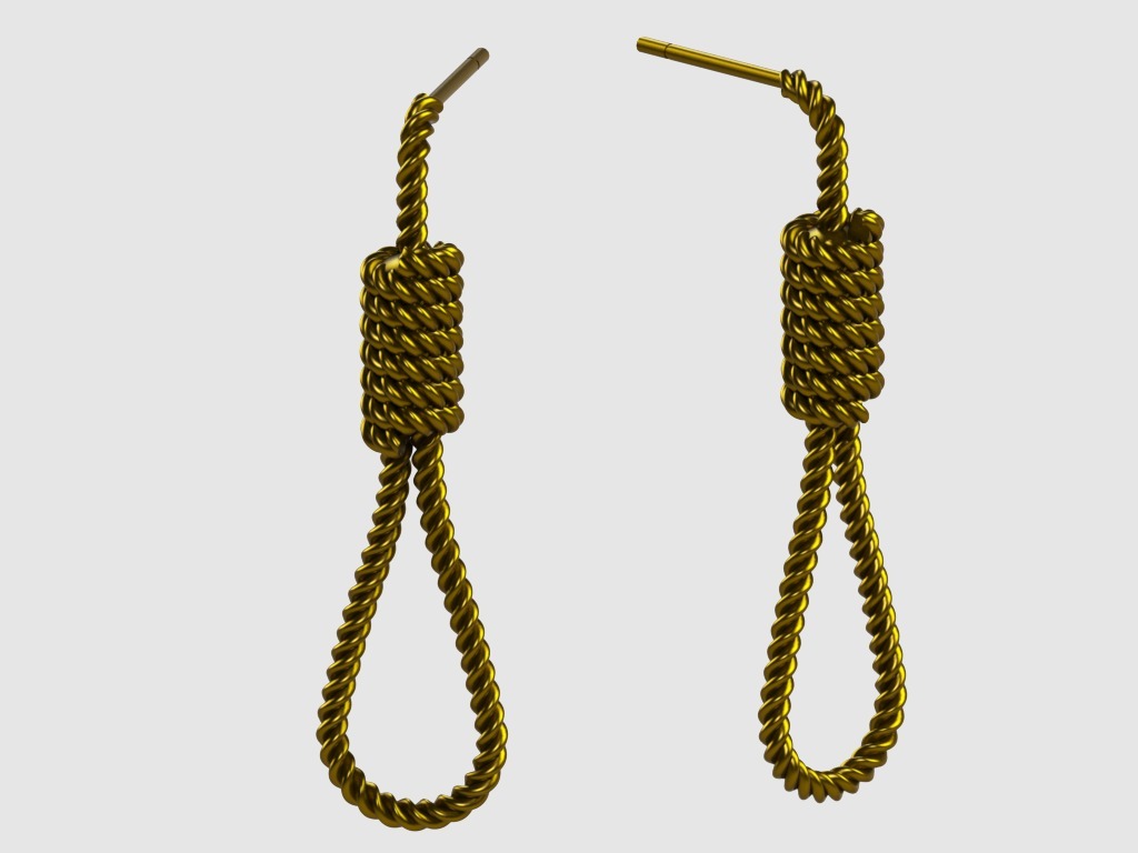 Halloween Hanging Rope Earrings
