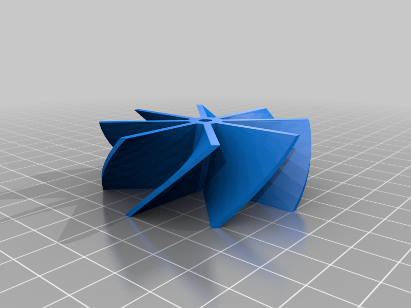 Parametric fan (FreeCAD exercise)