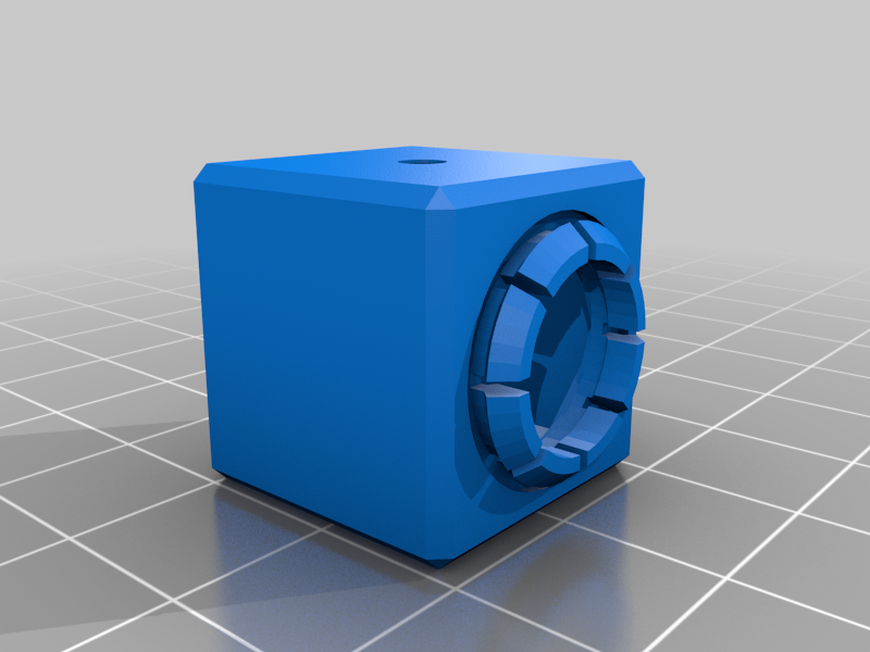 Articulating Cube Chain Elements for Snake Puzzle or Fixture