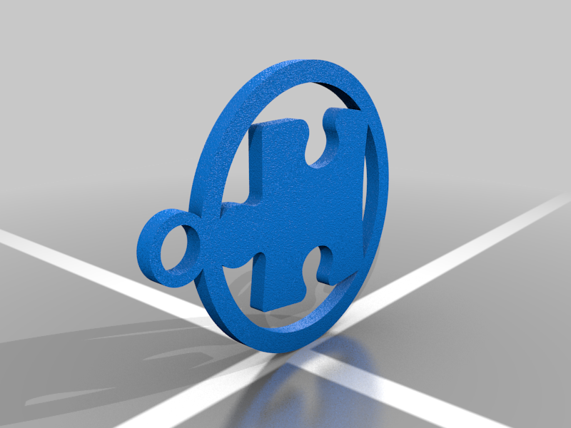 Autism Awareness Keychain