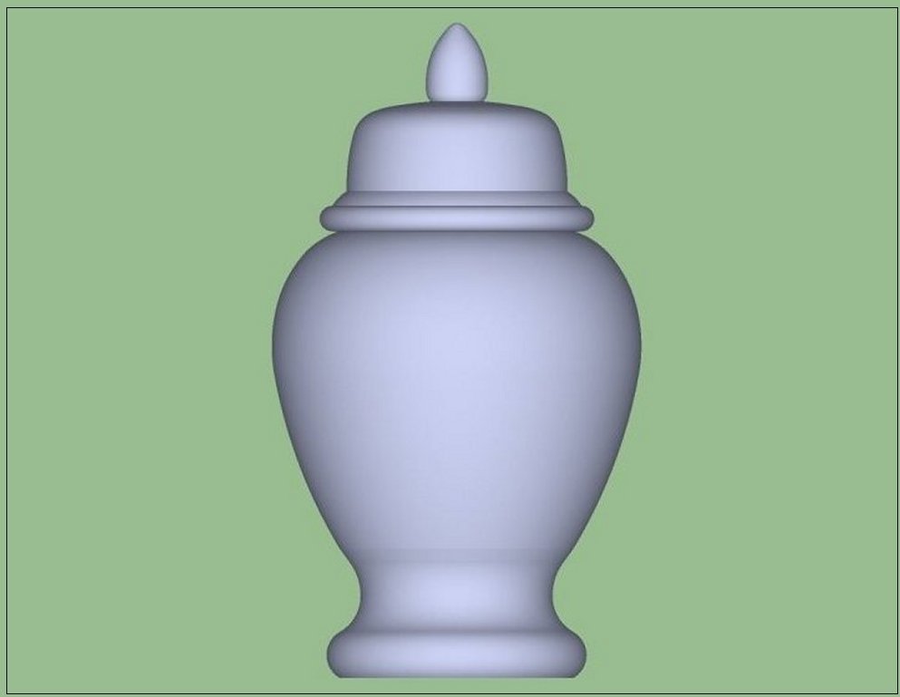 Ginger Jar With Lid