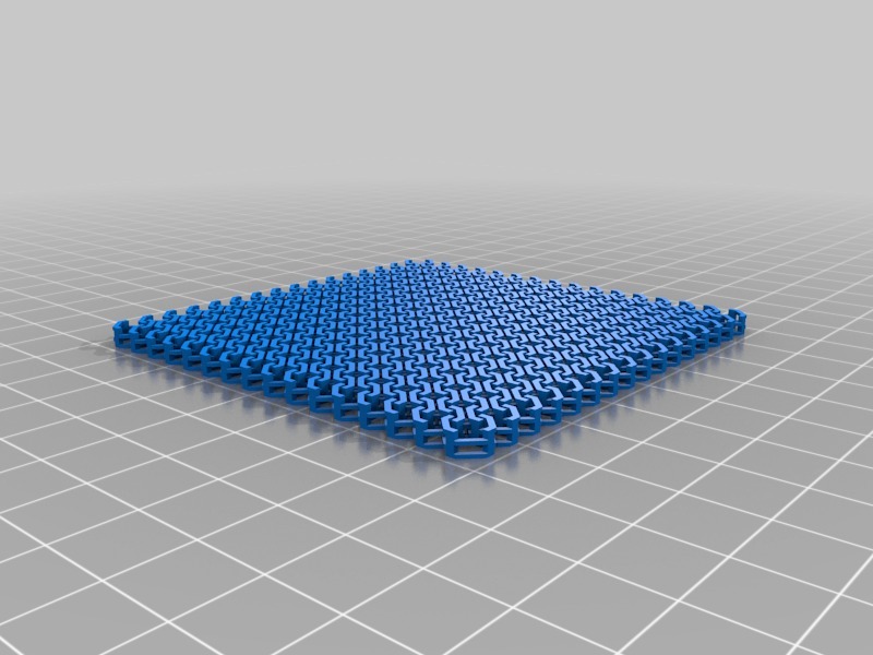 Chainmail coaster