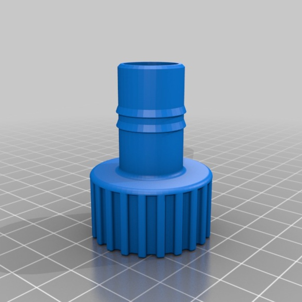 Garden hose adapter for .75 inch flexible tubing