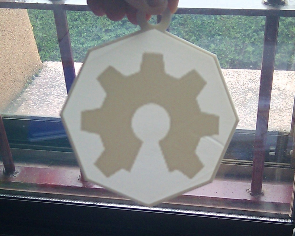 [With polygonal frame] Customizable Lithophane