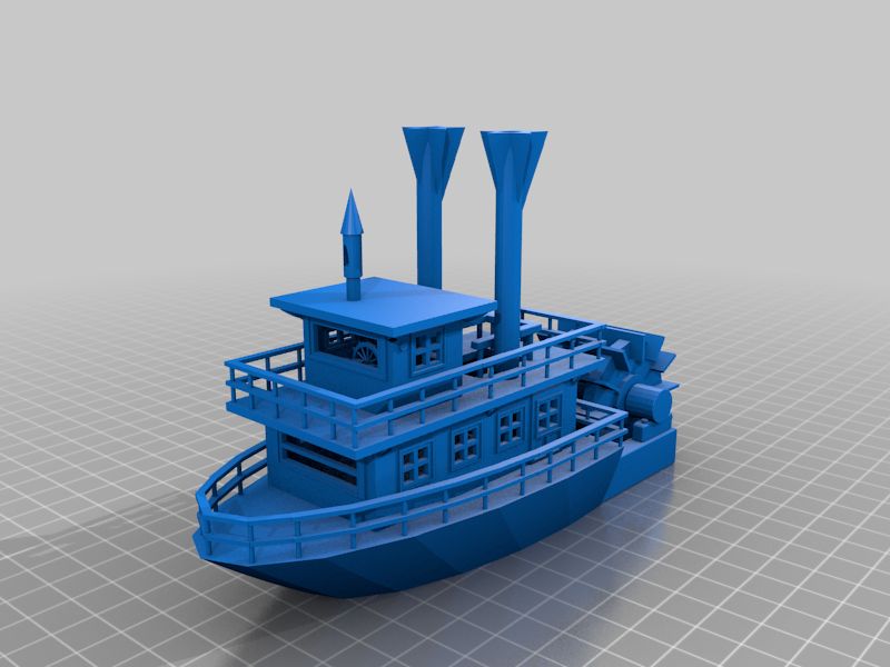 Paddle Wheel Boat v4
