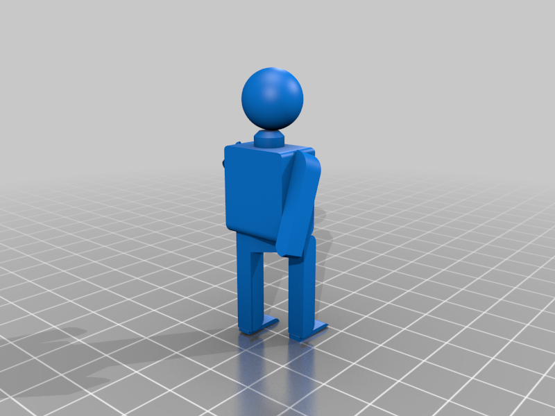 uomo robot statua