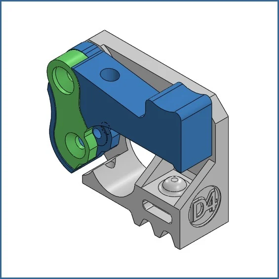 Mk8 Spring loaded Drive Block Replicator 1 / Duplicator 4 / FlashForge / CTC