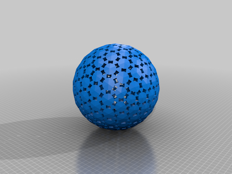 Geodesic 4V Sphere pattern100