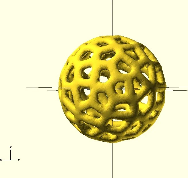 Voronoi Wiremesh Sphere