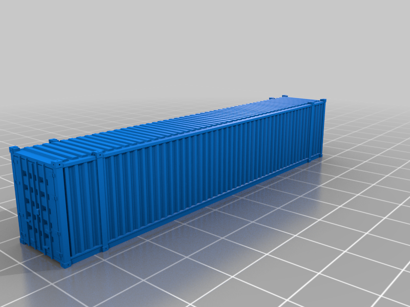 48' standard container in 1:160 scale