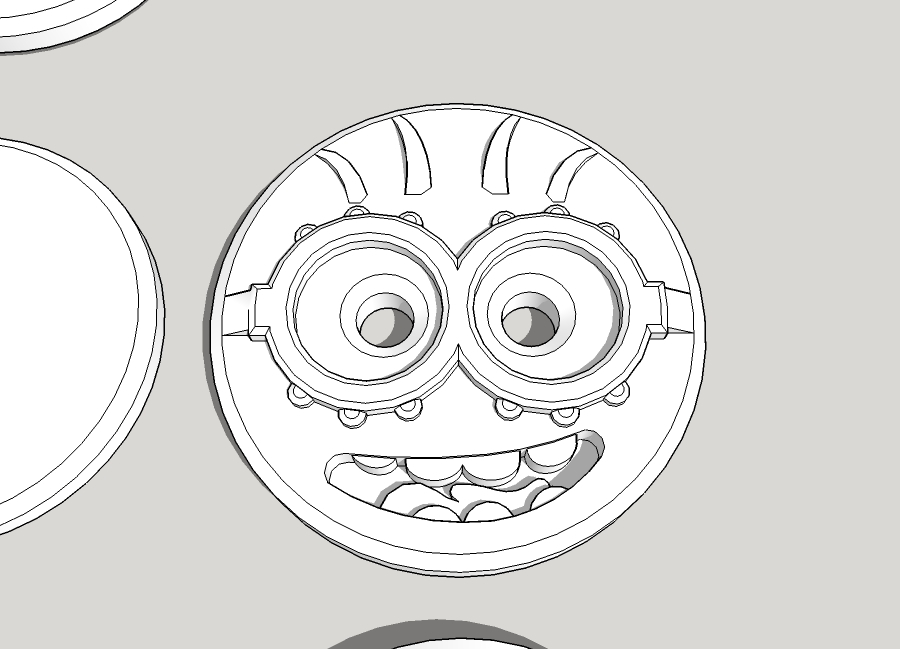 Minion Shirt Button